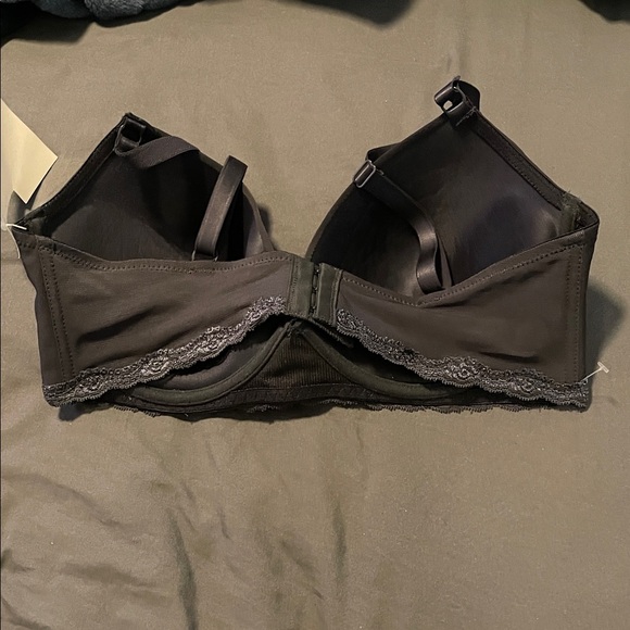Paramour Charcoal Lace Accent Bra Size 38D NWT - Picture 5 of 5